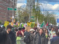 Anti-War protests outside - before they started arresting them.