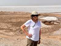 Stopped to see Chott el Jerid, the largest salt lake in the Sahara Desert.